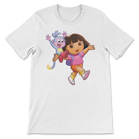 Dora The Explorer Dora And Boots T Shirts Merchprize In 2022 T Shirt Shirts Dora The Explorer