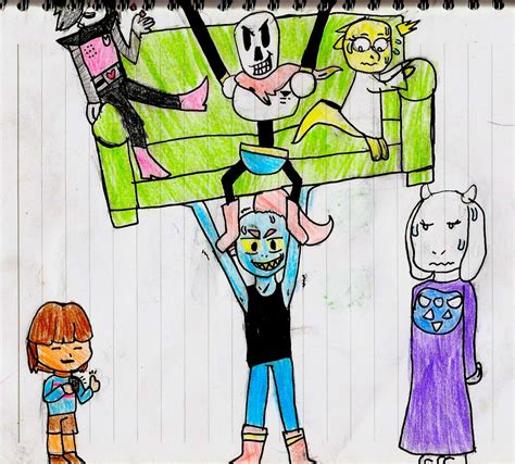 Undertale Draw The Squad By Theonefoxyroxy On Deviantart