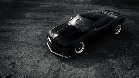 Black Car Chevrolet Camaro Chevrolet Wallpapers Hd Desktop And