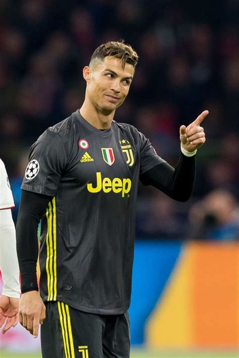 Christiano Ronaldo Of Juventus Gestures During The Uefa Champions