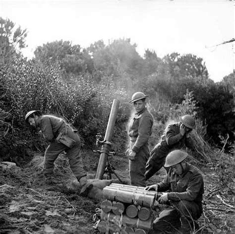 Mortar Crew In Action British Forces Gallery