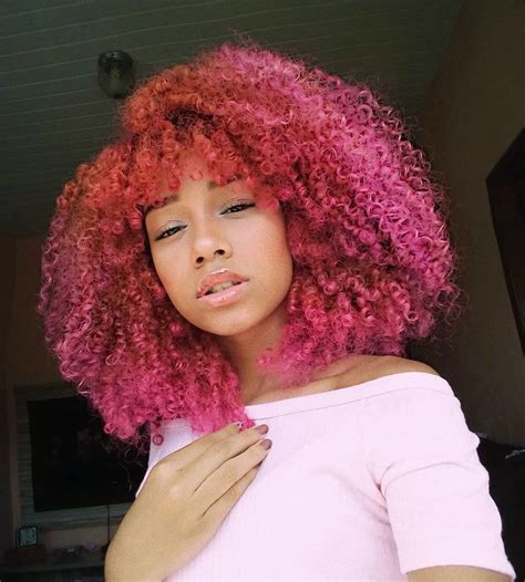 34 New Ways To Rock Pink Hair This Summer Dyed Curly Hair Natural