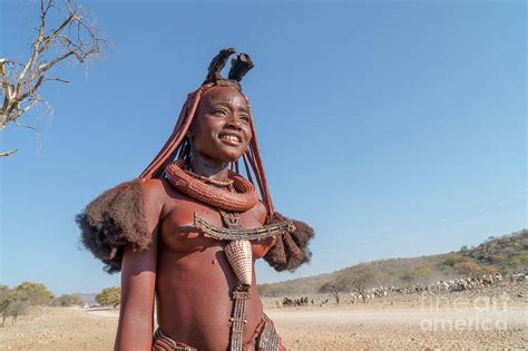 Young Himba Teens Kaokoland Namibia Africa B1 Photograph By Eyal