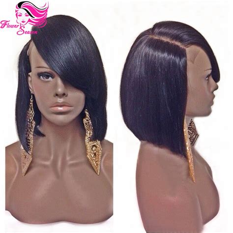 Buy 150 Density Brazilian Short Bob Full Lace Wig With