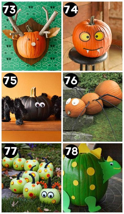 Not only will these ideas pair nicely with your fall decor, but they also involve no carving at all. 150 Pumpkin Decorating Ideas - Fun Pumpkin Designs for ...