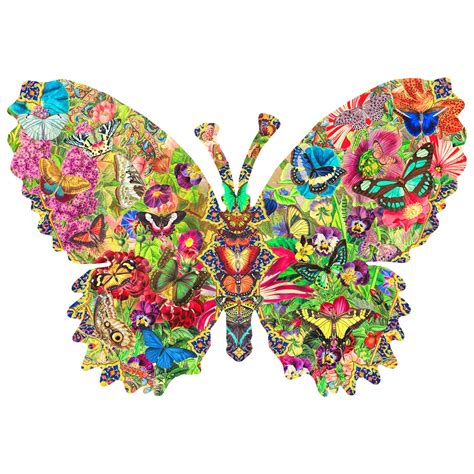 Wentworth Butterfly Wooden Jigsaw Puzzle Philatelicly