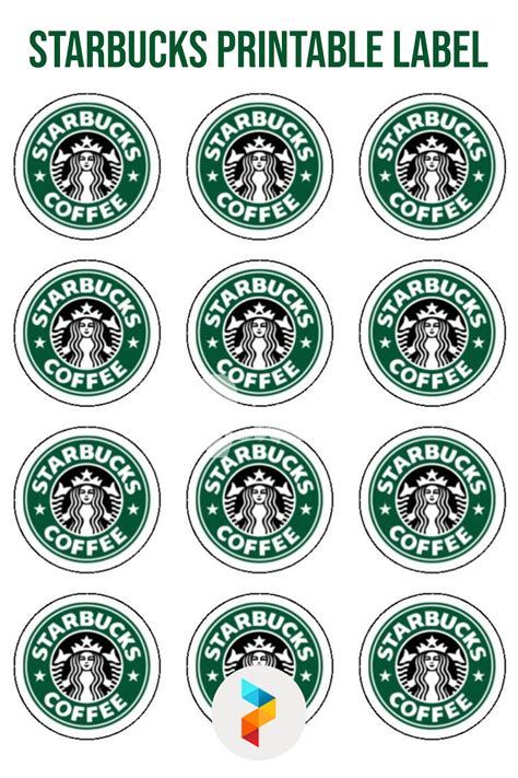 Starbucks Label Printable