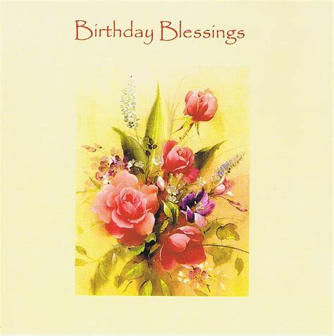 Birthday Card Birthday Blessings