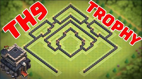 Clash of Clans Town Hall 9 (CoC TH9) TROPHY BASE "iT'S HEAVY!!" Defense