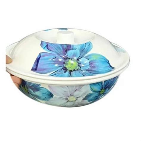 White Melamine Heavy Round Serving Bowl Size 10 Inch At Rs 80piece