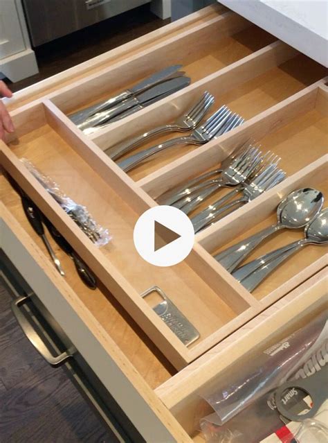 If the cabinet is low in the back, slide a wood shim between the wall and the. Two level cutlery drawer! | Coisas de cozinha, Cozinha ...