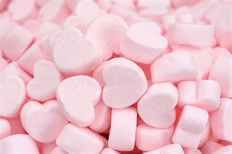 Pink Marshmallow For Valentine Day Stock Image Image Of Background