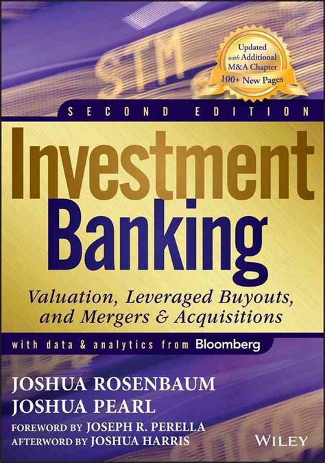 Investment Banking By Joshua Rosenbaum Hardcover 9781118656211 Buy