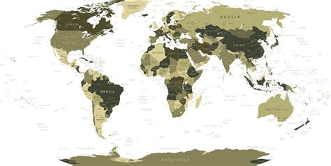 Panduan Lengkap Menggambar Peta Dunia Dengan Mudah Juragan Poster