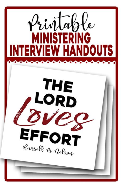 Lds Ministering Handout Relief Society Handout Ministering Etsy