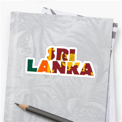 Sri Lanka Sticker By M0us3 Redbubble