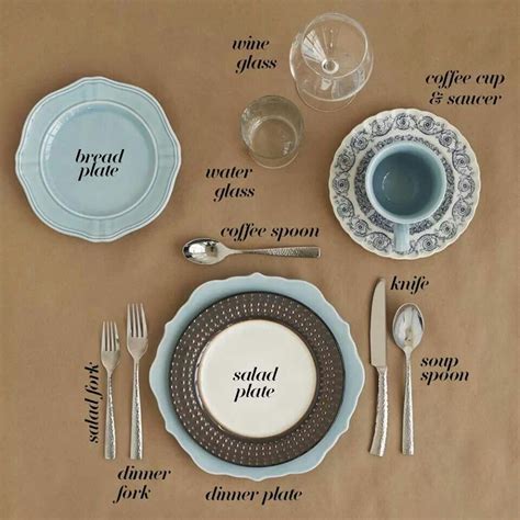 The art of table setting is actually simple once you understand a few basics. How to set a semi-formal dinner table setting. (Dessert ...