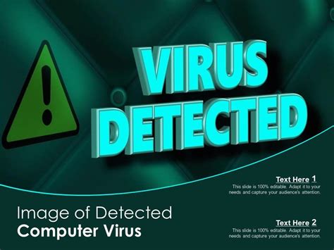 Image Of Detected Computer Virus Presentation Graphics Presentation