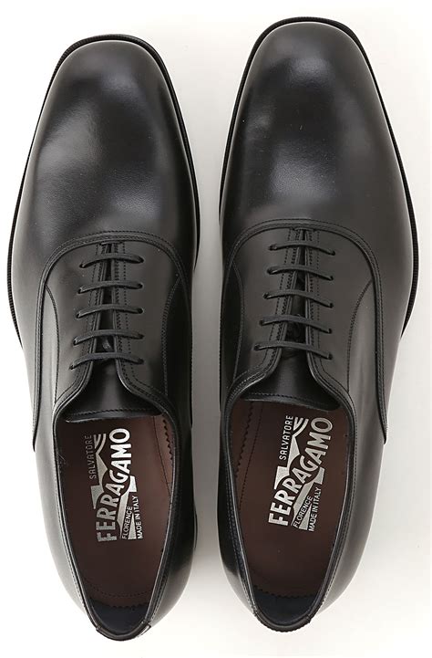Mens Shoes Salvatore Ferragamo Style Code 705611 Alfredonerocalf