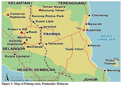 Check spelling or type a new query. Map of Pahang state, Peninsular Malaysia | Download ...