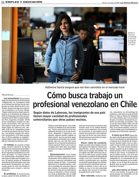 Razonyfuerza La InmigraciÓn A Chile Noticias De Chile Y El Mundo