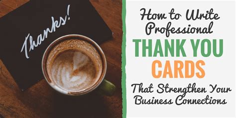 Check spelling or type a new query. How to Write Professional Thank You Cards (with EXAMPLES)