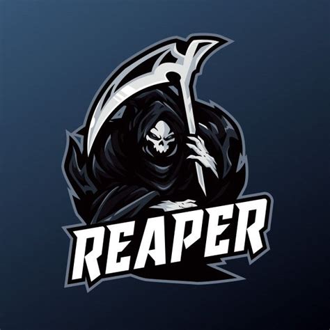 Premium Vector Reaper Mascot For Sport And Esport Logo Logo Design