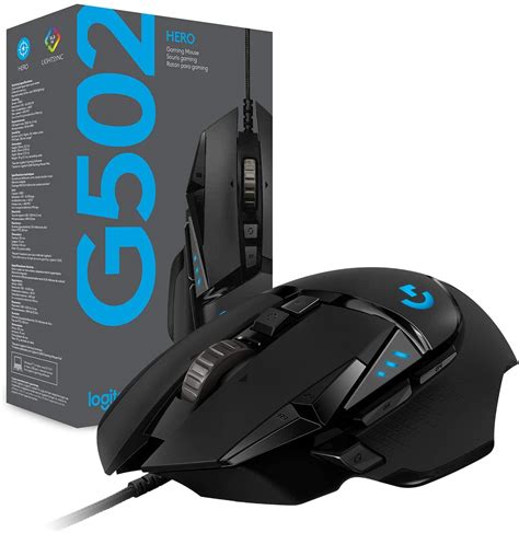 Mouse Gaming Logitech G502 Hero 16000dpi Ctronic Security Ca