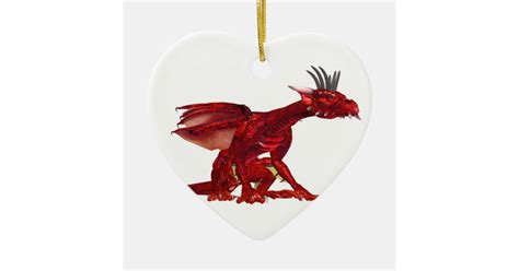Red Dragon Ornament Zazzle