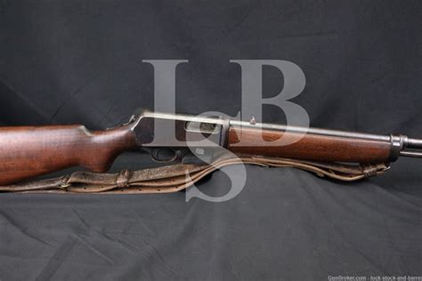 Rare Winchester Model 1907 07 Bayonet Lug Self Loading Police Rifle