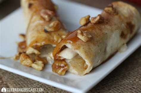 Caramel Apple Walnut Roll Ups The Farm Girl Gabs