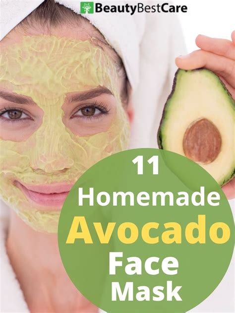 11 Homemade Avocado Face Mask For Glowing Skin Homemade Avocado Face