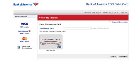 Bank Of America Edd Debit Card Login