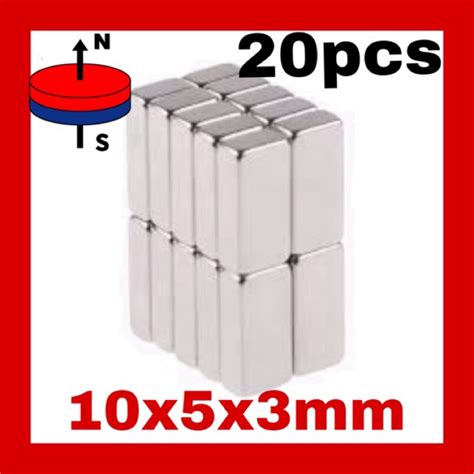 Pcs N Super Strong Block Magnets X X Mm Rare Earth Neodymium