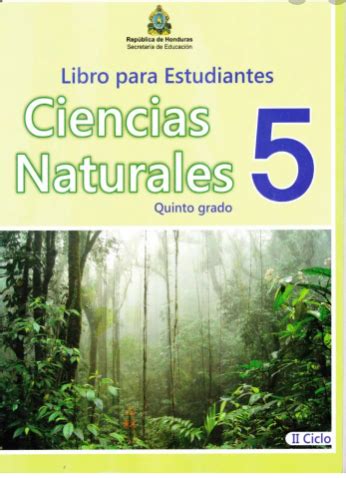Cuaderno De Trabajo De Ciencias Naturales Primer Grado Honduras
