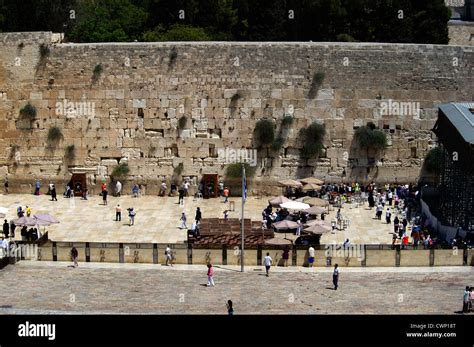 The Western Wall Jerusalem Israel Stock Photo Alamy