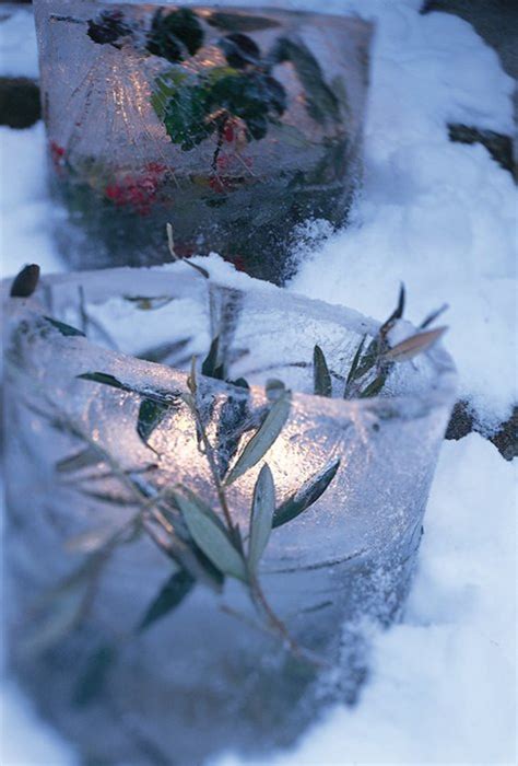 Diy Ice Lanterns A Fresh Idea To Use This Winter