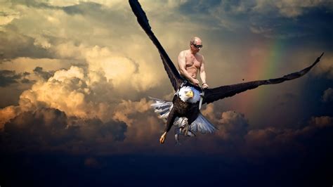 Putin Riding An Eagle X Post Rwallpapers Funny