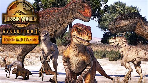 New Malta Expansion Dlc All Malta Dominion Dinosaur Species Cinematic Jurassic World
