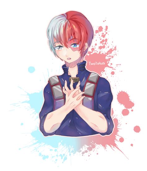 Fanart Shoto Todoroki By Twotakus On Deviantart