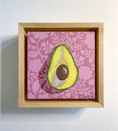 Avocado Still Life Oil Painting — Kara Aina Art