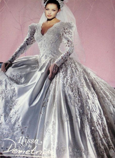 A wide variety of 90 s wedding dresses options are available to you, such as. 5 Early 90s Magazine Ads for Demetrios by ...