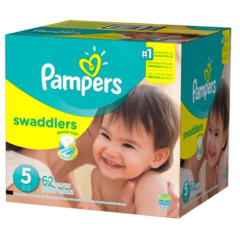 Pampers Swaddlers Diapers Size 5 62 Count