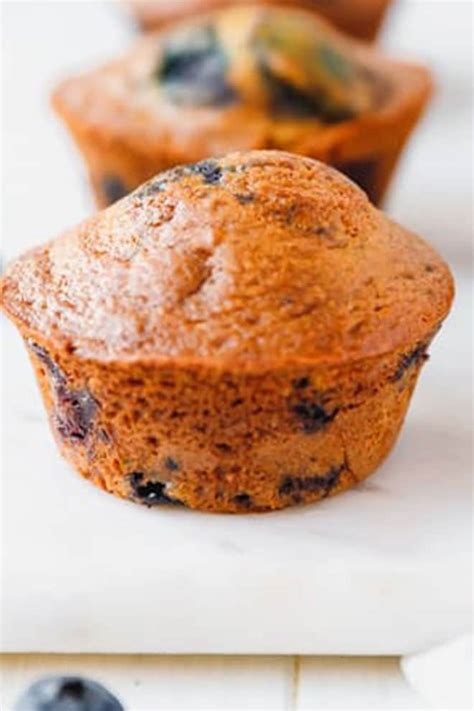 Bakery quality muffins you can make at home! Blueberry Muffins With Frozen Blueberries And Sour Cream