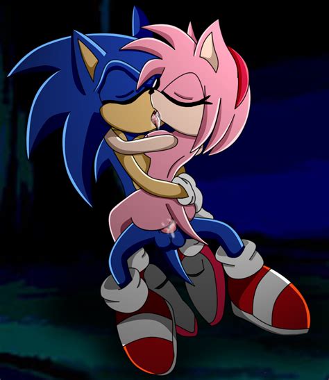 Rule 34 Amy Rose Anthro Color Cum Cum In Pussy Female French Kissing