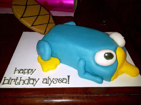 Perry The Platypus Cake Perry The Platypus Happy Birthday Birthday