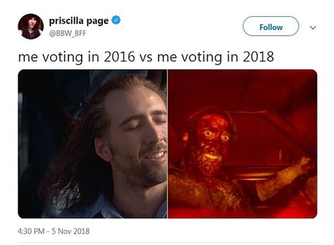 Twitter Users Start Hilarious Voting In 2016 Vs Voting In 2018 Meme