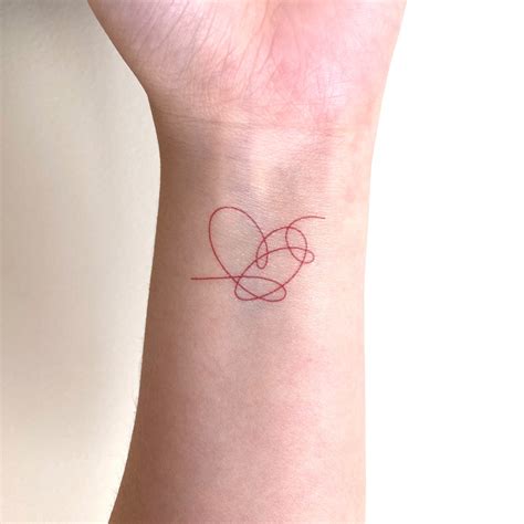 Bts Temporary Tattoo Love Yourself Answer Bts Concert Etsy