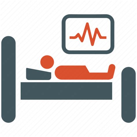 Healthcare Hospital Bed Medical Treatment Patient Icon