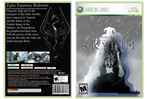 Register now to gain access to all of our features. The Elder Scrolls V: Skyrim Xbox 360 Box Art Cover by uther